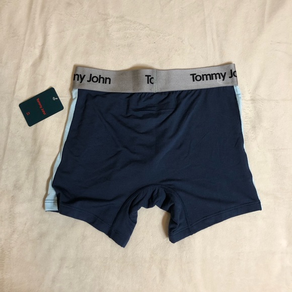 Blue Polyester Tommy John Boxer Briefs Size Small - Picture 3 of 3